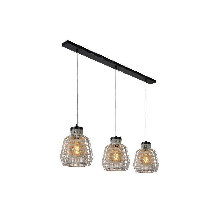 Lucide 02406/03/36 - Luster na lanku FIONA 3xE27/60W/230V