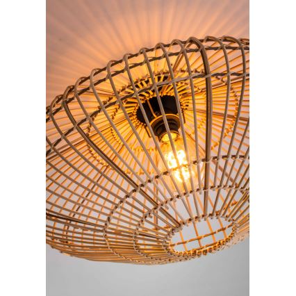 Lucide 03135/56/72 - Stropné svietidlo MAGALI 1xE27/40W/230V pr. 56 cm béžová
