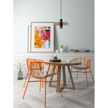 Lucide 03322/01/30 - Luster na lanku SELIN 1xGU10/35W/230V čierna