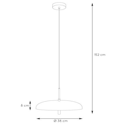 Lucide 03431/38/30 - Luster na lanku ELGIN 3xG9/20W/230V