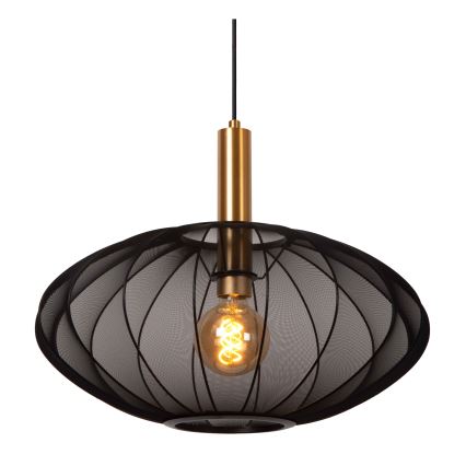 Lucide 03447/52/30 - Luster na lanku CORINA 1xE27/40W/230V pr. 50 cm čierna