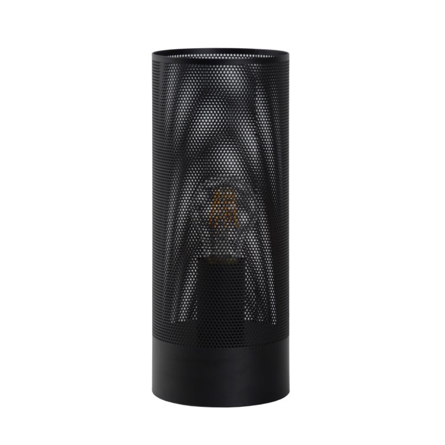 Lucide 03516/01/30 - Stolná lampa BELI 1xE27/60W/230V čierna
