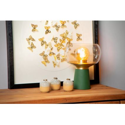 Lucide 05540/01/33 - Stolná lampa FARRIS 1xE27/25W/230V zelená