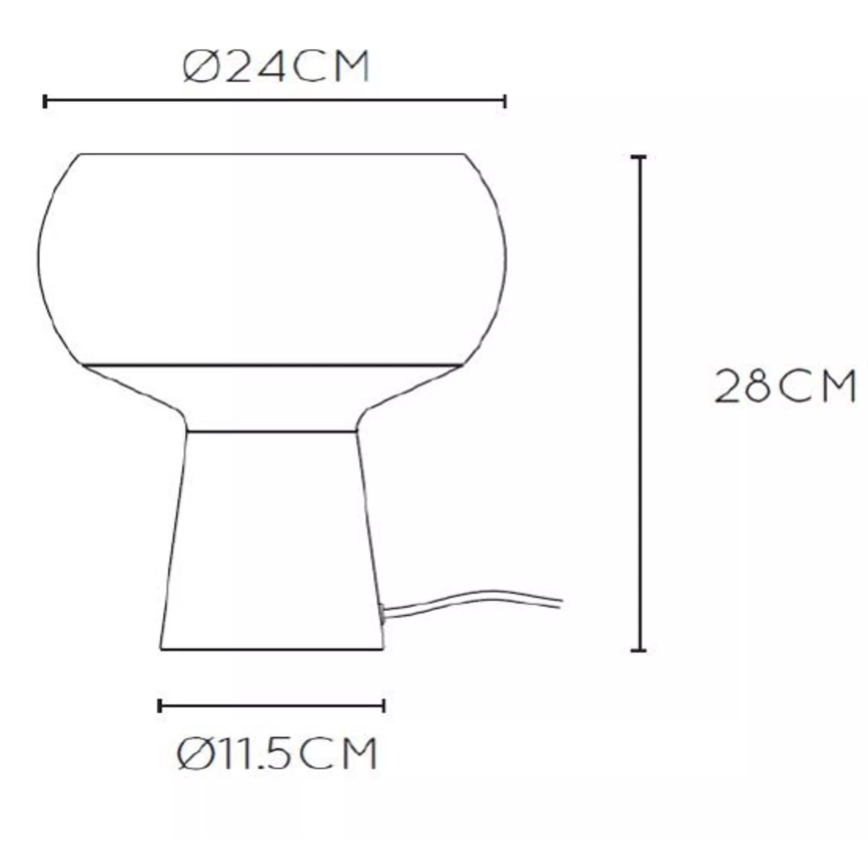 Lucide 05540/01/33 - Stolná lampa FARRIS 1xE27/25W/230V zelená