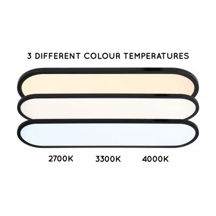 Lucide 07121/24/30 - LED stmievateľné stropné svietidlo ELLY LED/24W/230V 2700/3300/4000K 20x60 cm