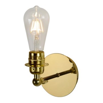 Lucide 08223/01/01 - LED nástenné svietidlo RETRO 1xE27/5W/230V mosadz