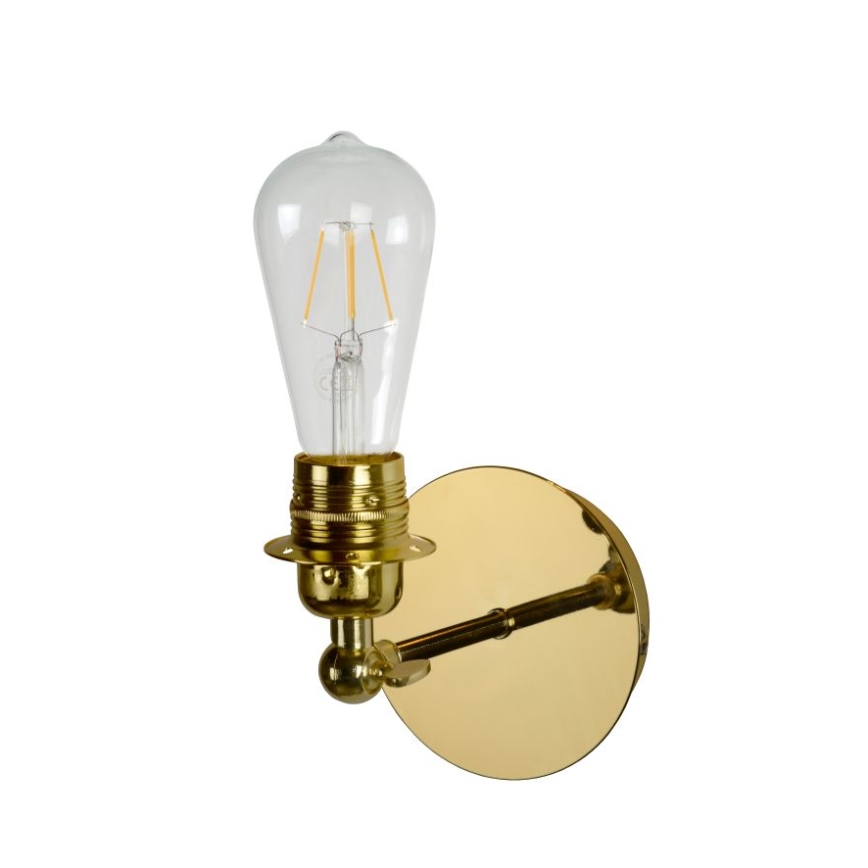 Lucide 08223/01/01 - LED nástenné svietidlo RETRO 1xE27/5W/230V mosadz