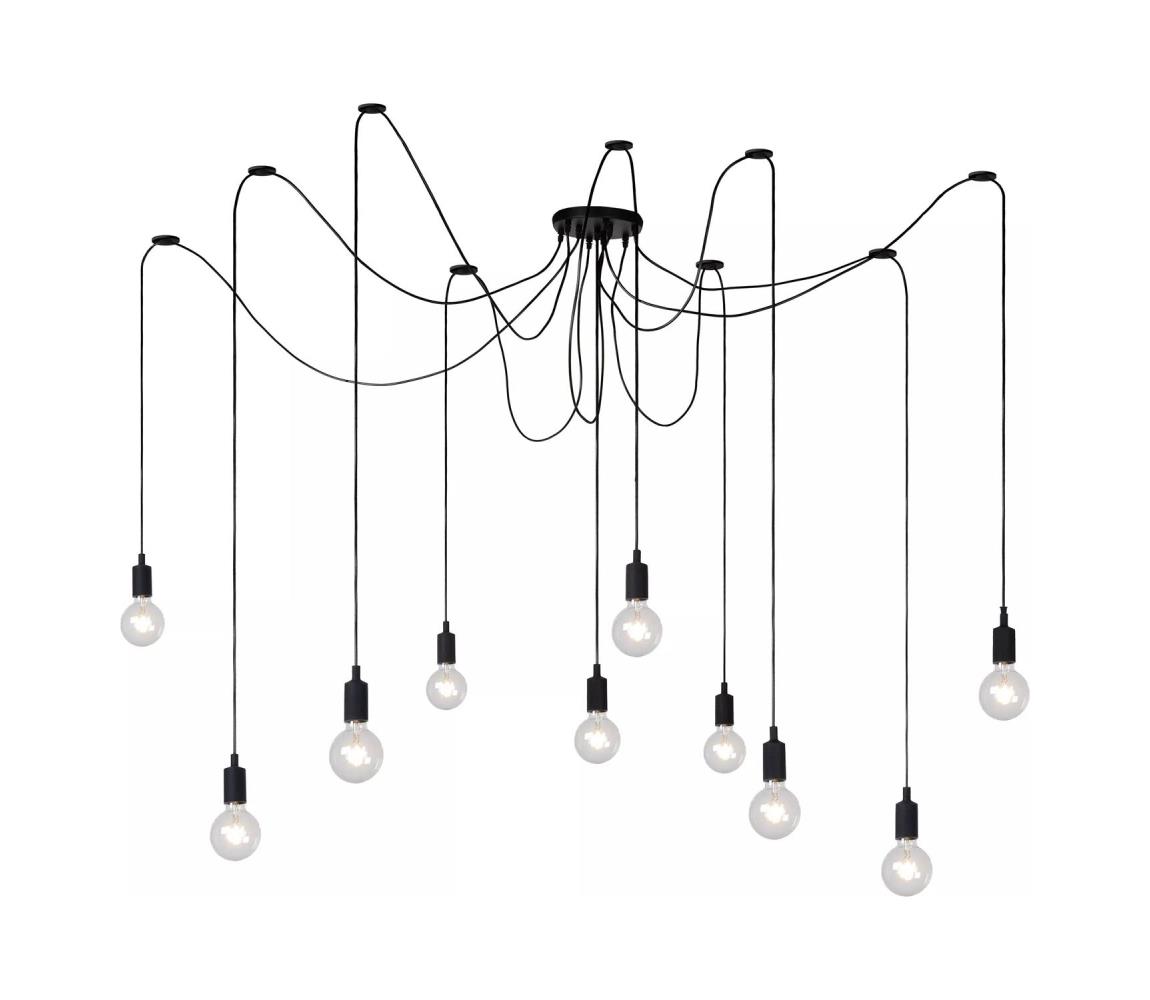 Lucide 08408/10/30 - Závesné svietidlo FIX MULTIPLE 10xE27/60W/230V 08408/10/30