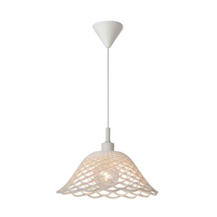 Lucide 08409/37/31 - Závesné svietidlo CORTI 1xE27/60W/230V biele
