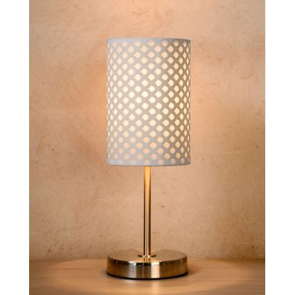 Lucide 08500/81/31 - Stolná lampa MODA 1xE27/60W/230V biela
