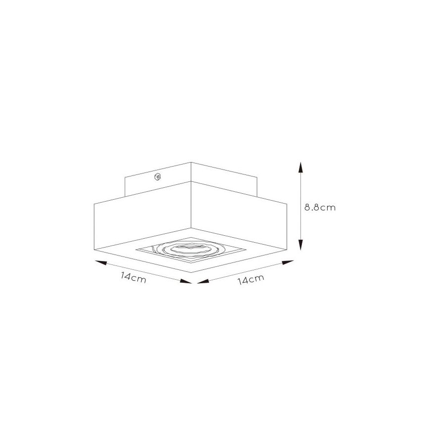 Lucide 09119/06/30 - LED Stmievateľné bodové svietidlo XIRAX 1xGU10/5W/230V