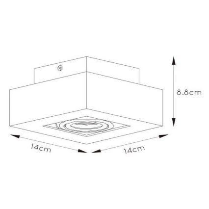 Lucide 09119/06/31 - LED Stmievateľné bodové svietidlo XIRAX 1xGU10/5W/230V