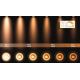 Lucide 09120/24/30 - LED Stmievateľné bodové svietidlo ZEFIX 2xGU10/12W/230V čierna