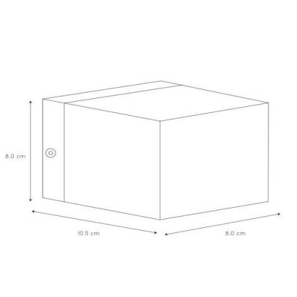 Lucide 09201/01/31 - Nástenné svietidlo DEVI 1xG9/42W/230V