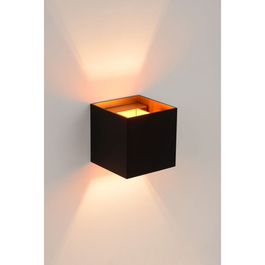 Lucide 09217/04/30 - LED Stmievateľné nástenné svietidlo XIO 1xG9/4W/230V čierne
