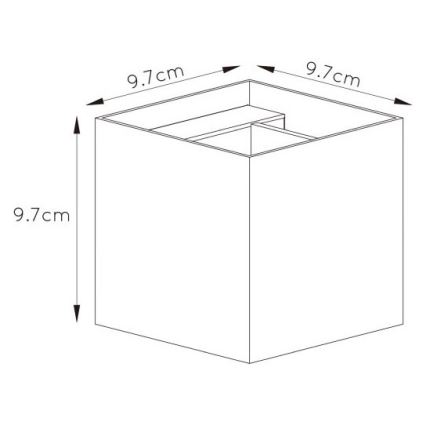 Lucide 09217/04/36 - LED Stmievateľné nástenné svietidlo XIO 1xG9/4W/230V antracit