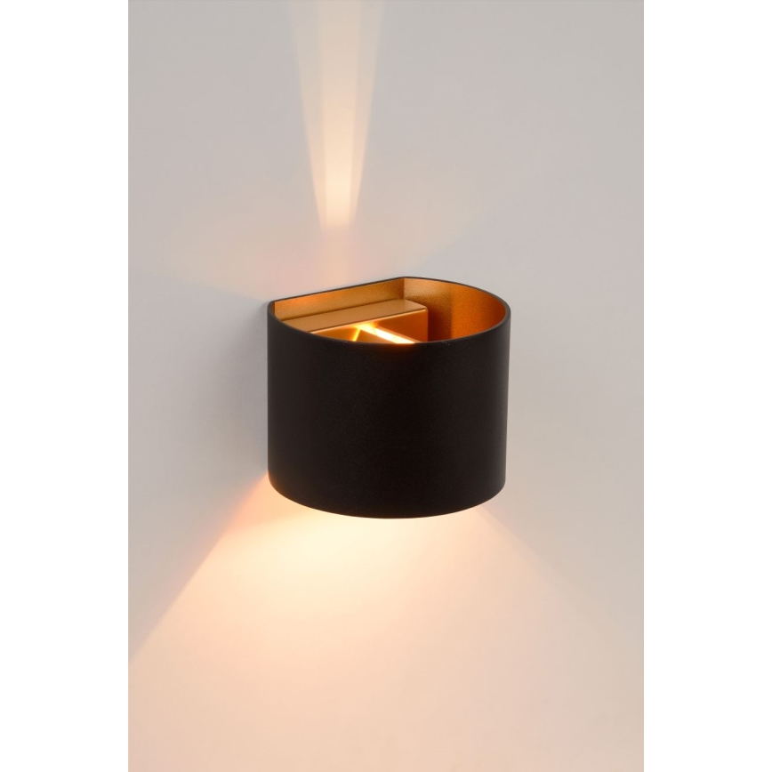 Lucide 09218/04/30 - LED Stmievateľné nástenné svietidlo XIO 1xG9/4W/230V čierne