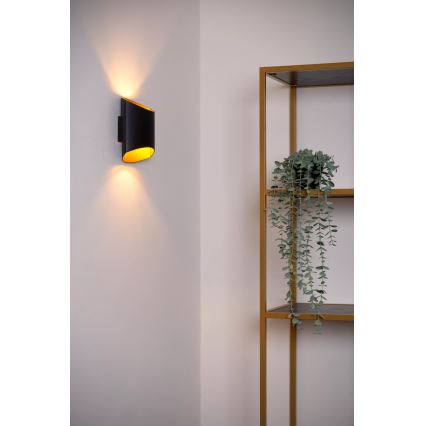 Lucide 09240/01/30 - Nástenné svietidlo DILETTA 1xG9/40W/230V čierna