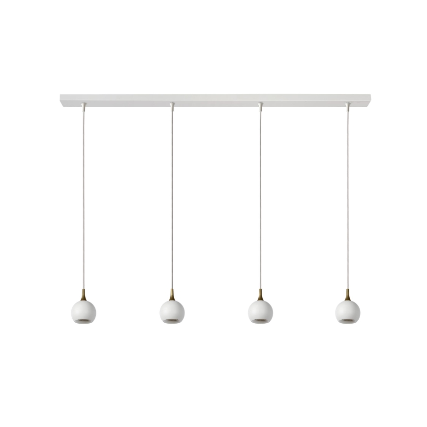 Lucide 09434/04/31 - Luster na lanku FAVORI 4xGU10/5W/230V biela