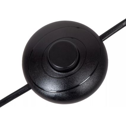 Lucide 09739/02/30 - Stojacia lampa CLUBS 2xGU10/40W/230V čierna