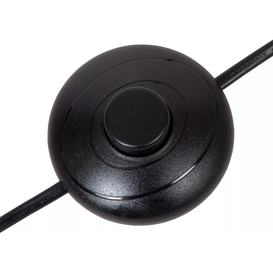 Lucide 09739/02/30 - Stojacia lampa CLUBS 2xGU10/40W/230V čierna