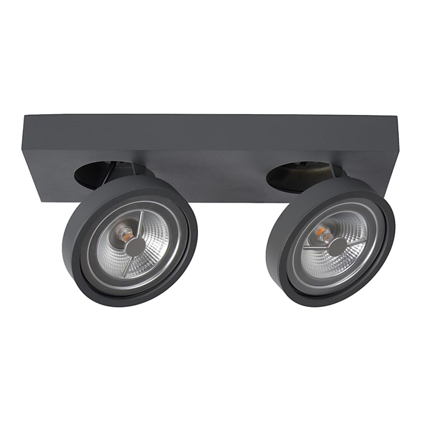 Lucide 09920/20/36 - LED Stmievateľné bodové svietidlo NENAD AR111 2xG53/10W/18V
