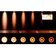 Lucide 09929/15/30 - LED Stmievateľné bodové svietidlo NIGEL 3xGU10/5W/230V 2200-3000K čierna CRI 95