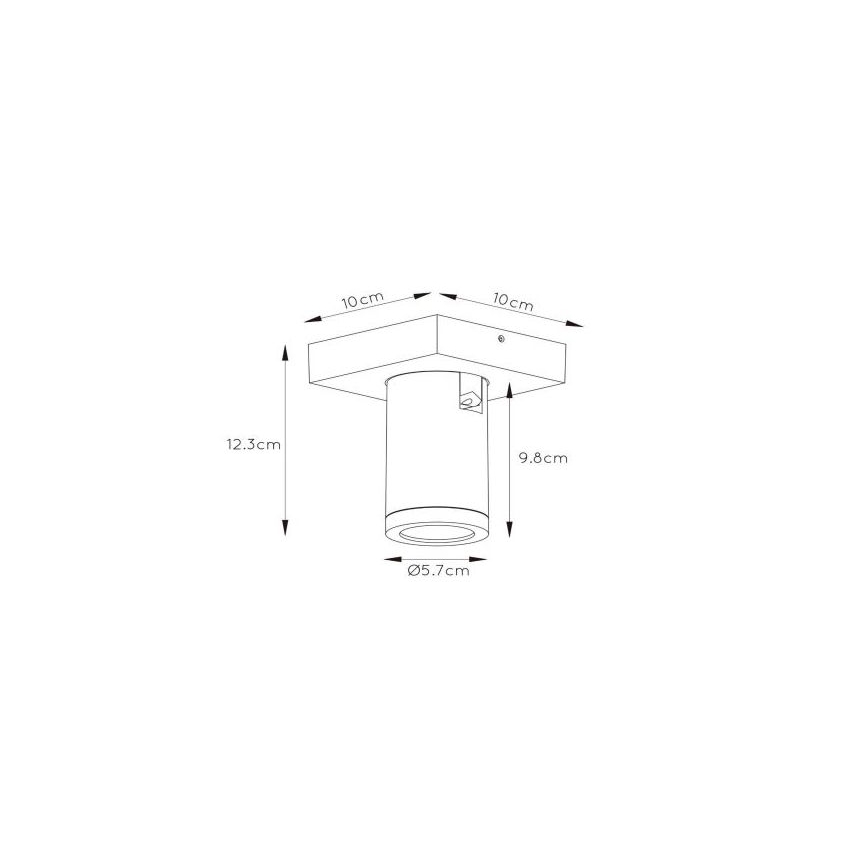 Lucide 09930/05/30 - LED Stmievateľné bodové svietidlo TAYLOR 1xGU10/5W/230V IP44