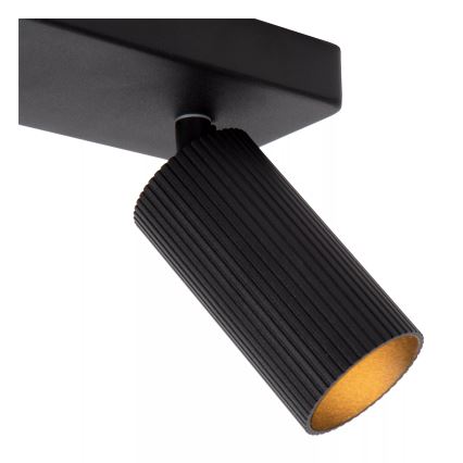 Lucide 09939/02/30 - Bodové svietidlo CLUBS 2xGU10/40W/230V čierna