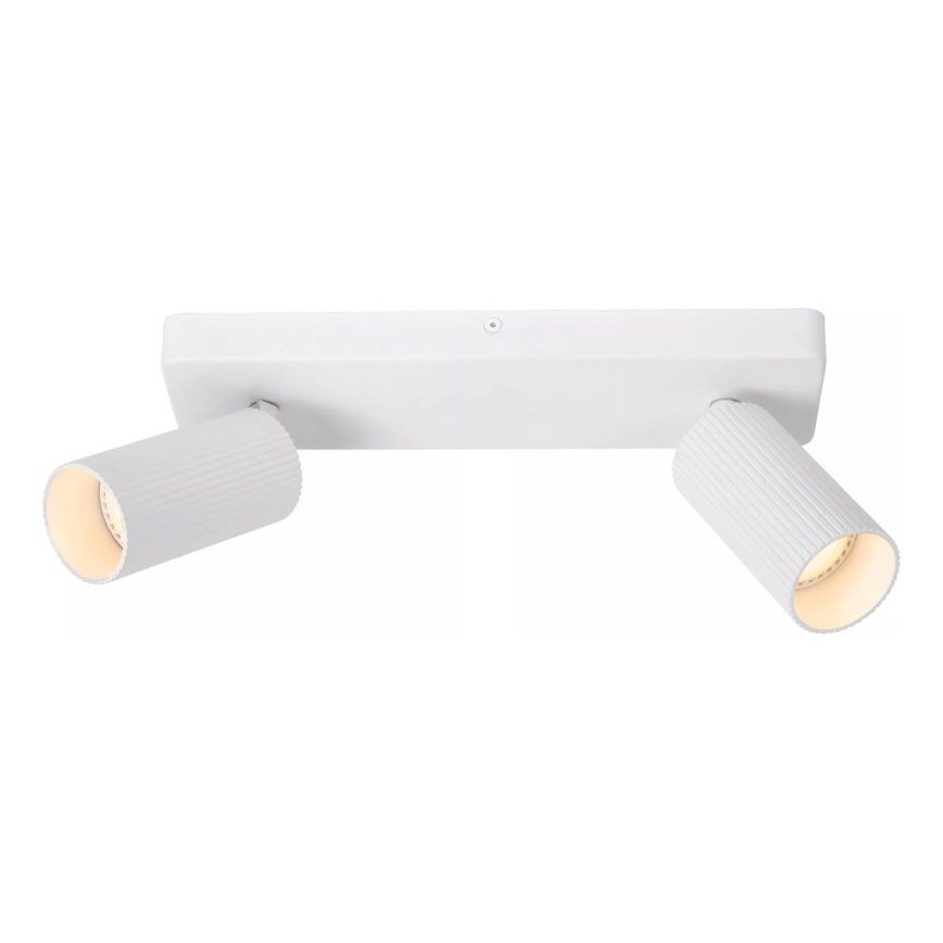 Lucide 09939/02/31 - Bodové svietidlo CLUBS 2xGU10/40W/230V biela