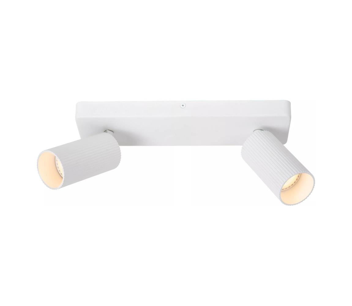 Lucide 09939/02/31 - Bodové svietidlo CLUBS 2xGU10/40W/230V biela 09939/02/31