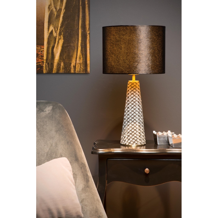 Lucide 10501/81/30 - Stolná lampa VELVET 1xE27/40W/230V