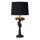 Lucide 10505/81/30 - Stolná lampa COCONUT 1xE27/40W/230V čierna