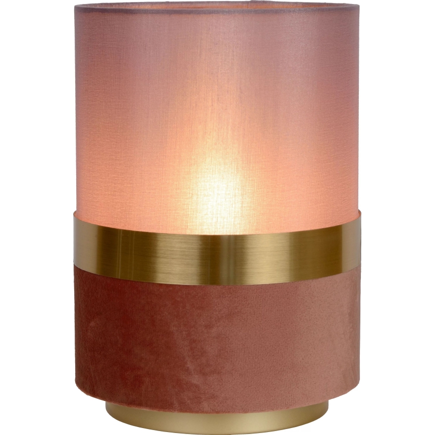 Lucide 10508/01/66 - Stolná lampa EXTRAVAGANZA TUSSE 1xE14/40W/230V ružová