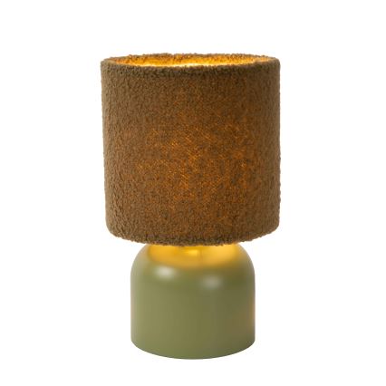 Lucide 10516/01/33 - Stolná lampa WOOLLY 1xE14/40W/230V zelená