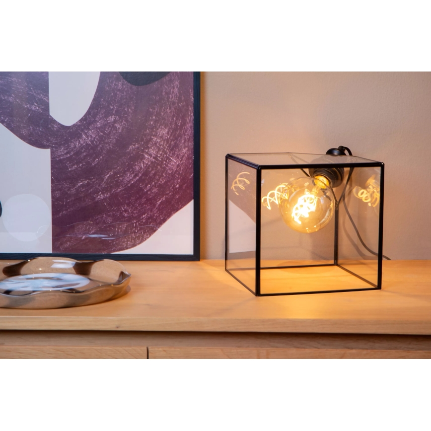 Lucide 10518/20/60 - Stolná lampa DAVOS 1xE27/60W/230V