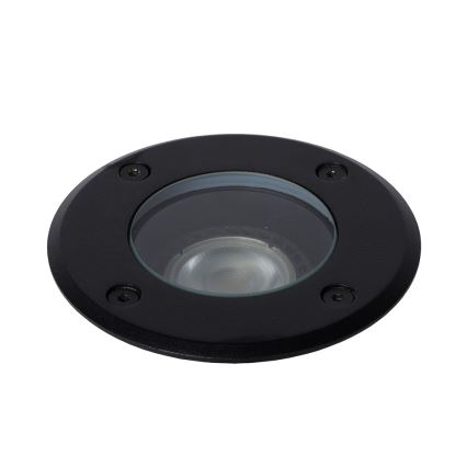 Lucide 11801/01/30 - Vonkajšie zápustné svietidlo BILTIN 1xGU10/35W/230V IP67 čierna