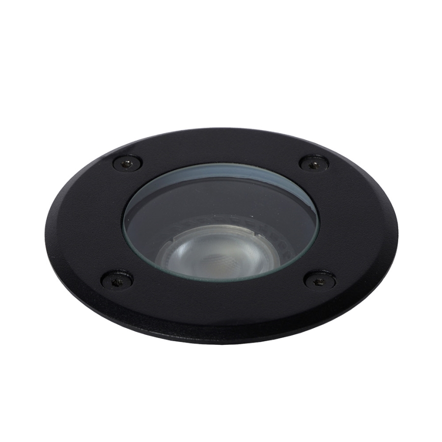 Lucide 11801/01/30 - Vonkajšie zápustné svietidlo BILTIN 1xGU10/35W/230V IP67 čierna