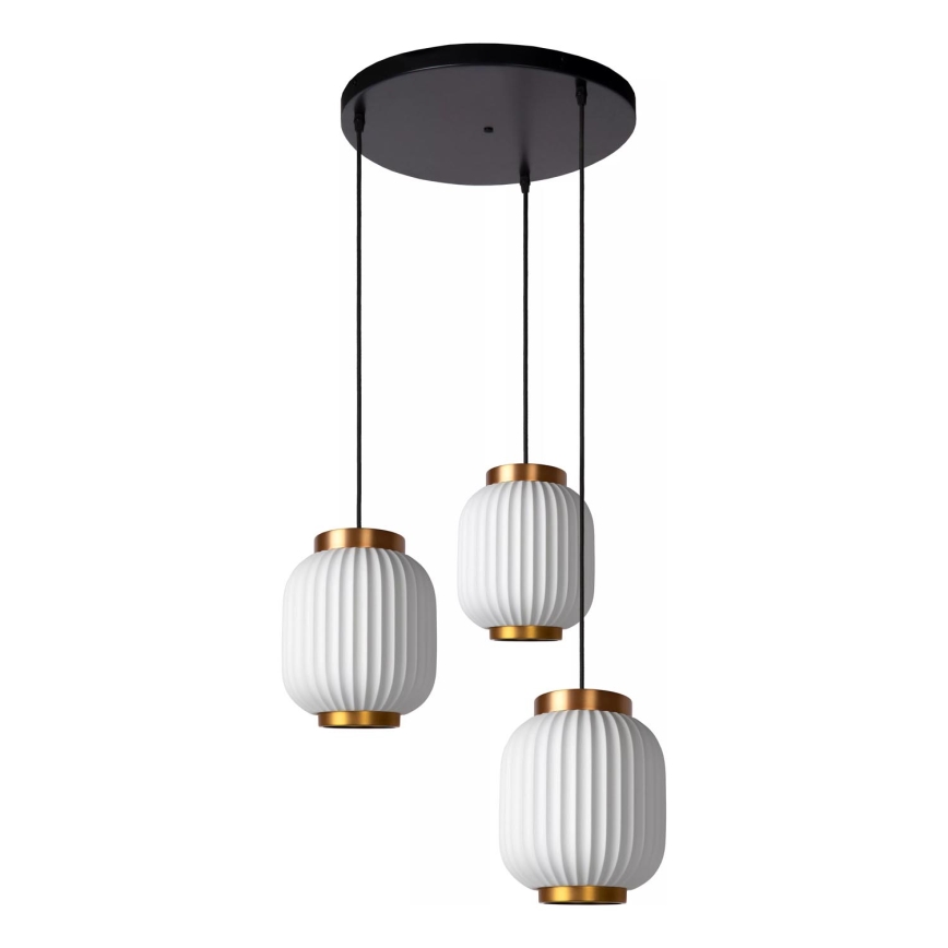 Lucide 13435/03/31 - Luster na lanku GOSSE 3xE27/40W/230V porcelán