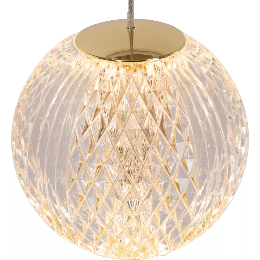Lucide 13499/13/60 - LED Stmievateľný luster na lanku CINTRA 3xLED/4,7W/230V zlatá