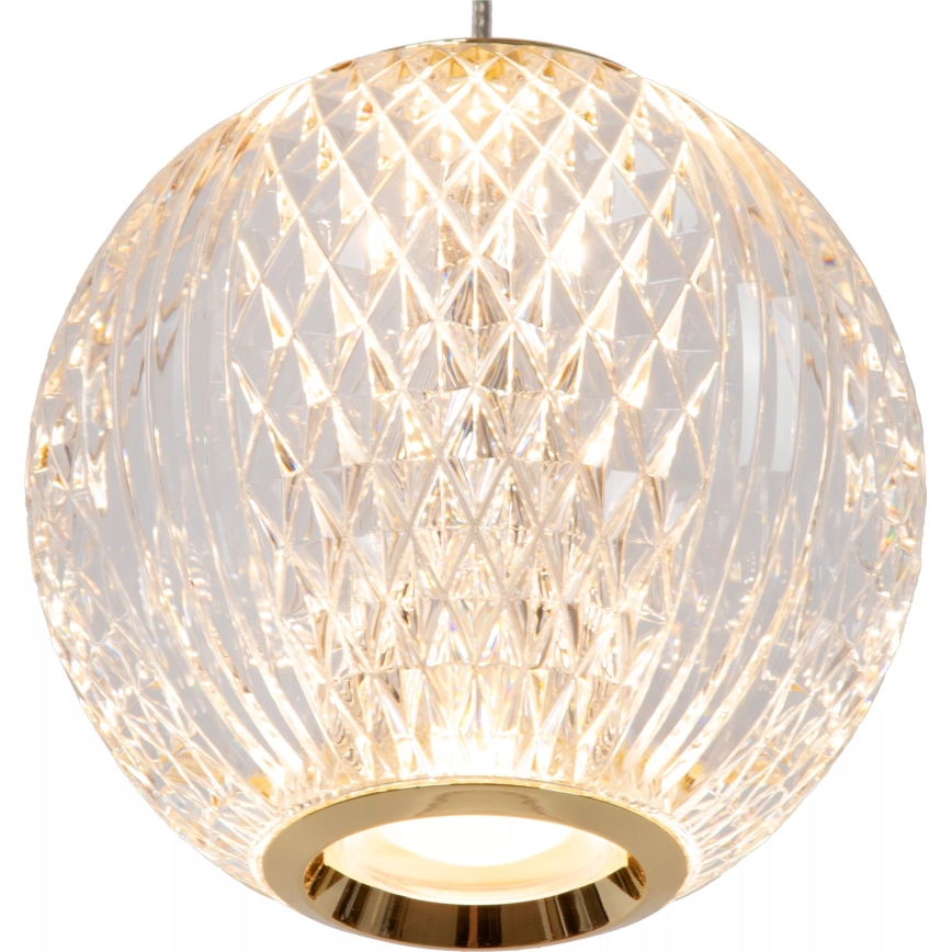 Lucide 13499/13/60 - LED Stmievateľný luster na lanku CINTRA 3xLED/4,7W/230V zlatá