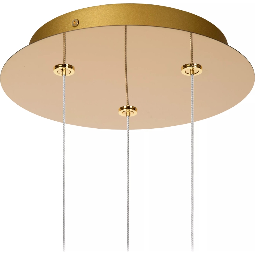 Lucide 13499/13/60 - LED Stmievateľný luster na lanku CINTRA 3xLED/4,7W/230V zlatá