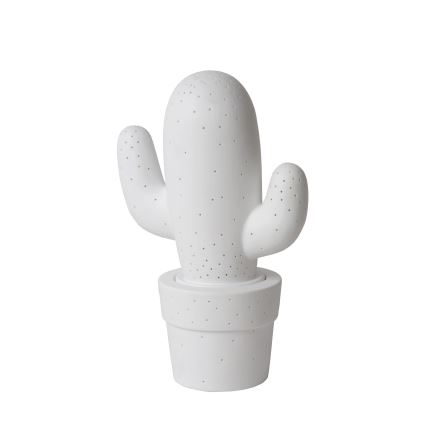 Lucide 13513/01/31 - Stolná lampa CACTUS 1xE14/40W/230V biela