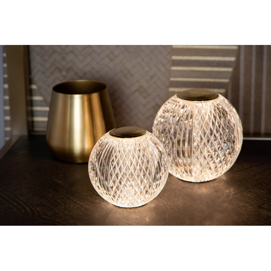 Lucide 13599/01/60 - LED stmievateľná nabíjateľná dotyková stolná lampa CINTRA LED/1,5W/3,7V 1400 mAh