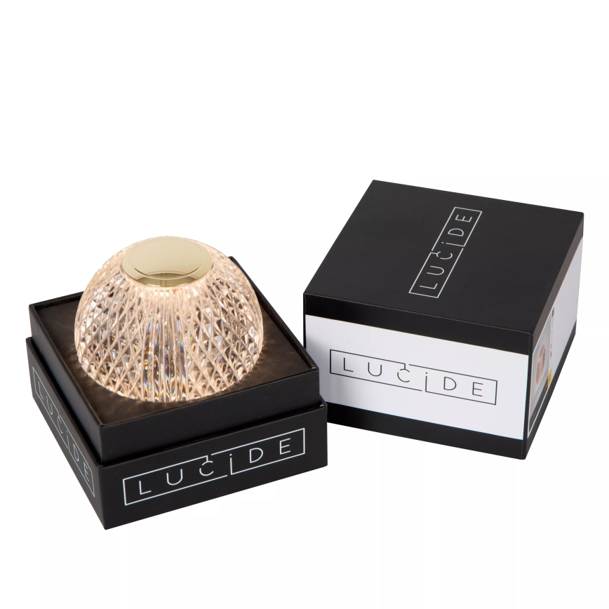 Lucide 13599/01/60 - LED stmievateľná nabíjateľná dotyková stolná lampa CINTRA LED/1,5W/3,7V 1400 mAh