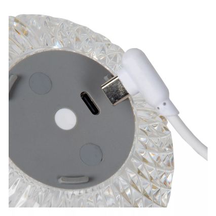 Lucide 13599/02/60 - LED stmievateľná nabíjateľná dotyková stolná lampa CINTRA LED/2W/3,7V 4000 mAh