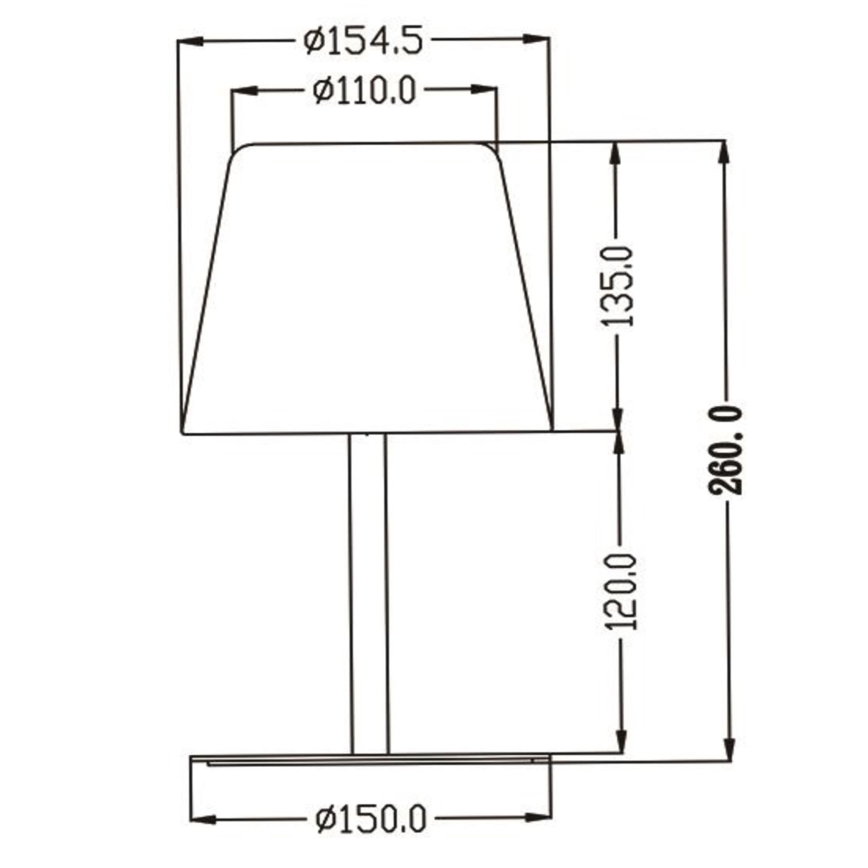 Lucide 13815/02/99 - LED RGBW Stmievateľná vonkajšia lampa RIO LED/1,8W/3,7V USB IP44 1800 mAh čierna