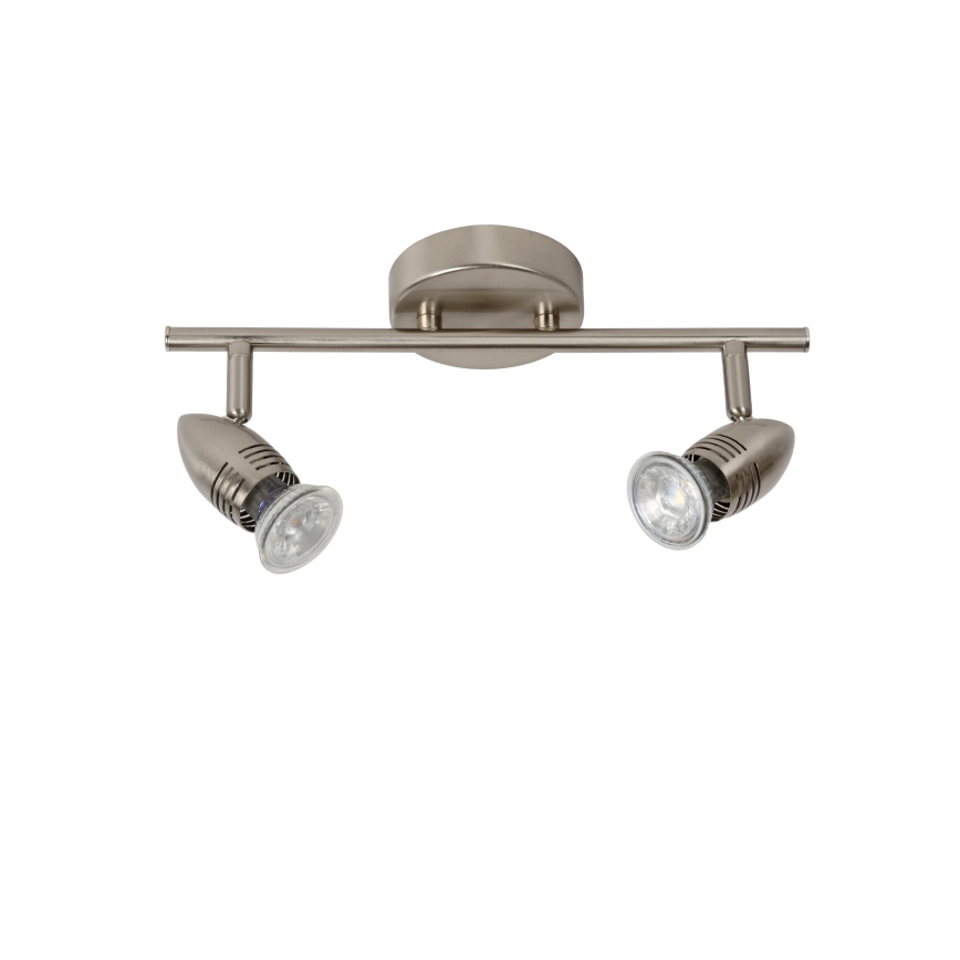 Lucide 13955/10/12 - LED bodové svietidlo CARO-LED 2xGU10/5W/230V matný chróm