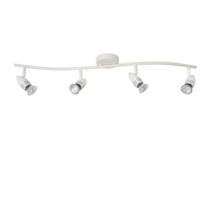 Lucide 13955/20/31 - LED bodové svietidlo CARO-LED 4xGU10/5W/230V biele
