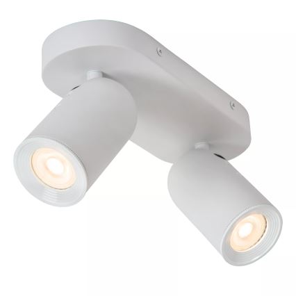 Lucide 13958/02/31 - Bodové svietidlo PUNCH 2xGU10/35W/230V biela